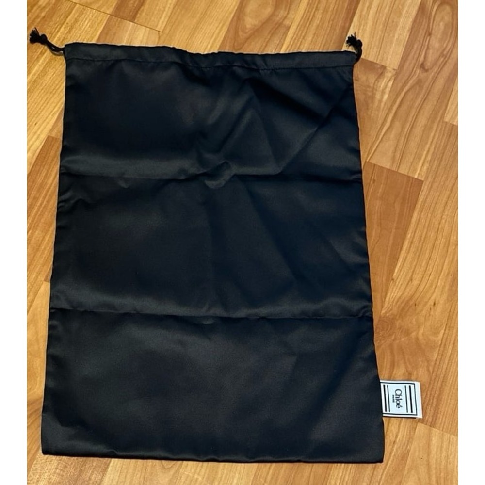 Chloé Black Drawstring Pouch Bag Storage Organizer